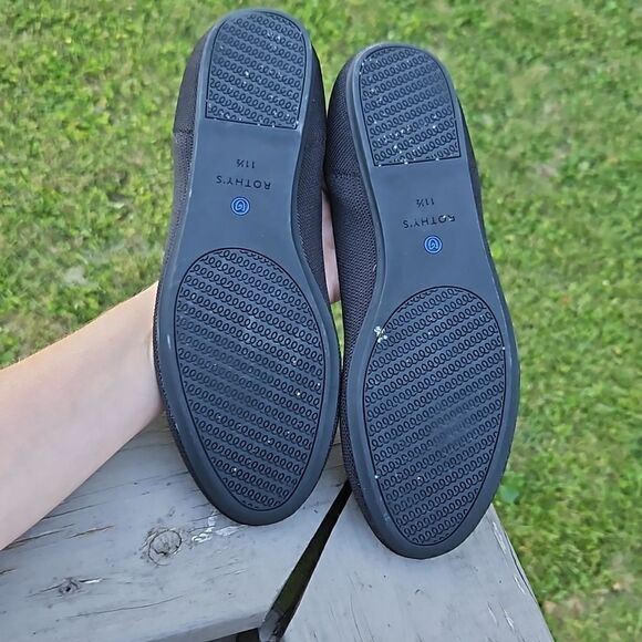 Rothy's The Flat size 11.5 in black - Picture 8 of 8